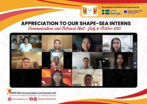 SHAPE-SEA Recognizes Interns’ Contributions to Amplify Human Rights and Peace Research in SEA
