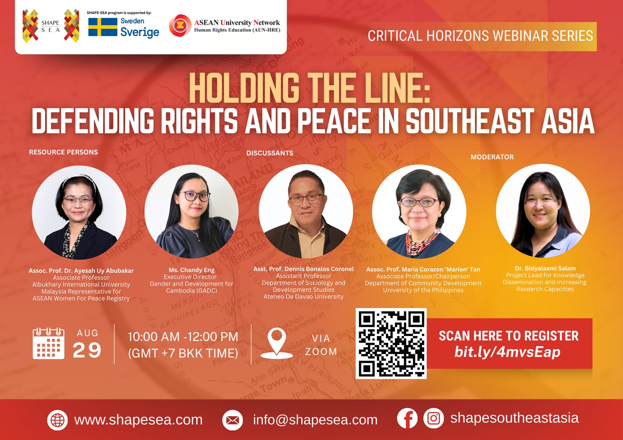  Critical Horizons Webinar No.1: Holding the Line - Defending Rights and Peace in Southeast Asia