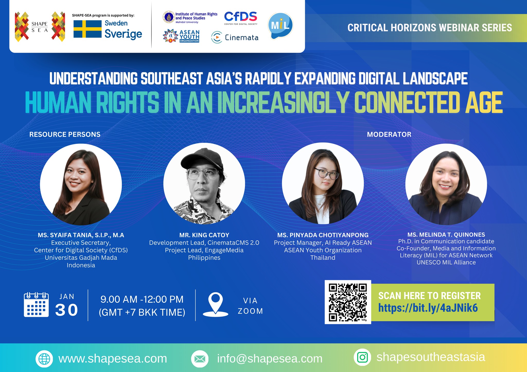  Critical Horizons Webinar No.3: Human Rights in Increasingly Connected Age