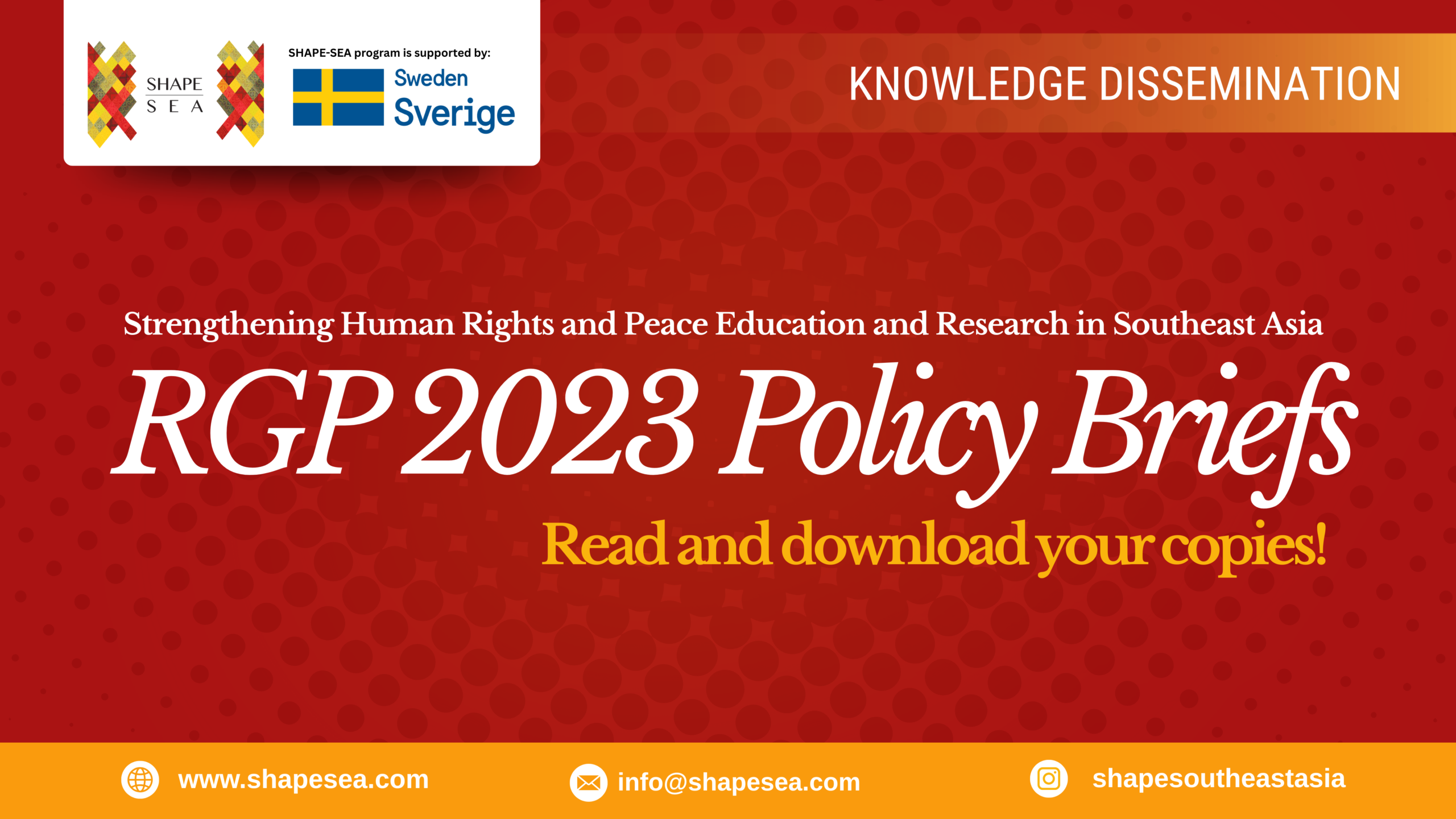 RGP 2023 Policy Briefs