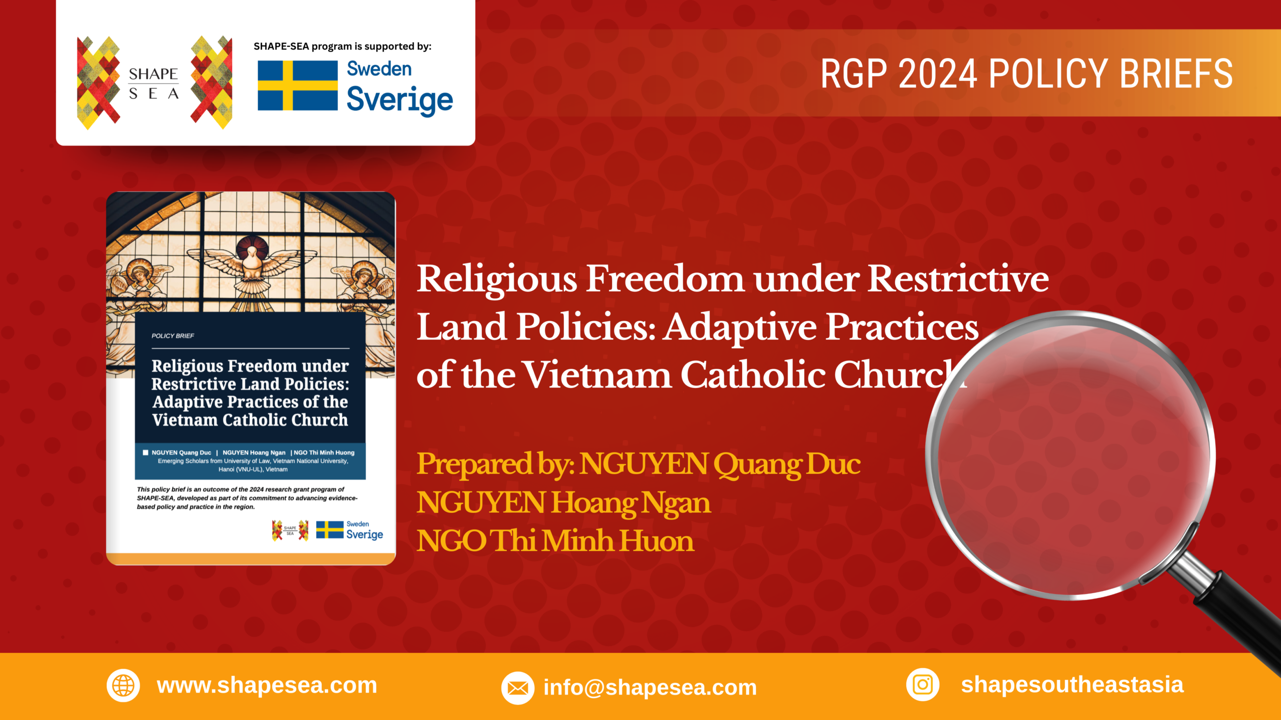 Religious Freedom under Restrictive Land Policies: Adaptive Practices of the Vietnam Catholic Church