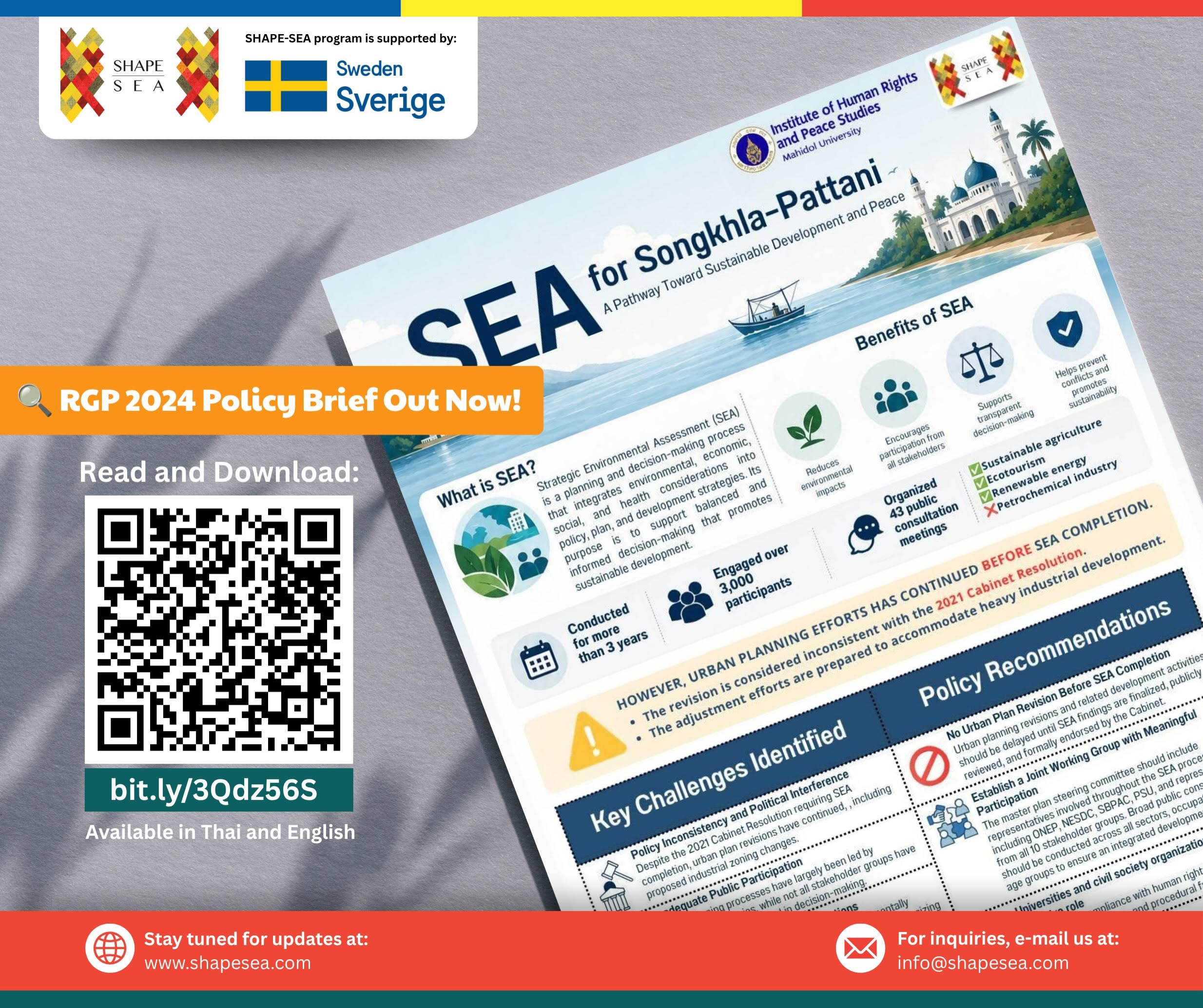  SEA for Songkhla–Pattani: A Pathway Towards Sustainable Development and Peace