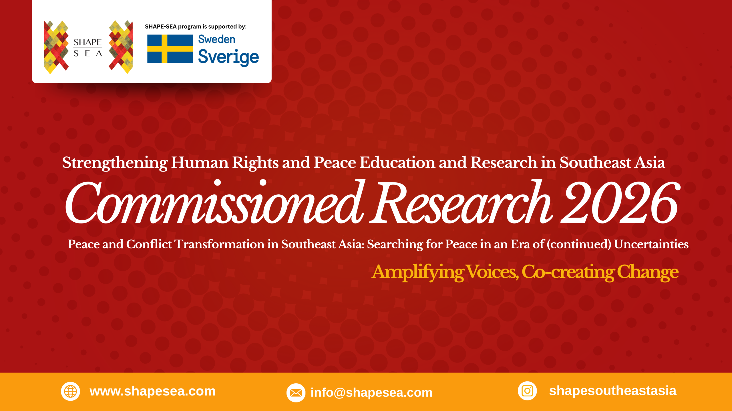 Peace and Conflict Transformation in Southeast Asia: Searching for Peace in an Era of (continued) Uncertainties