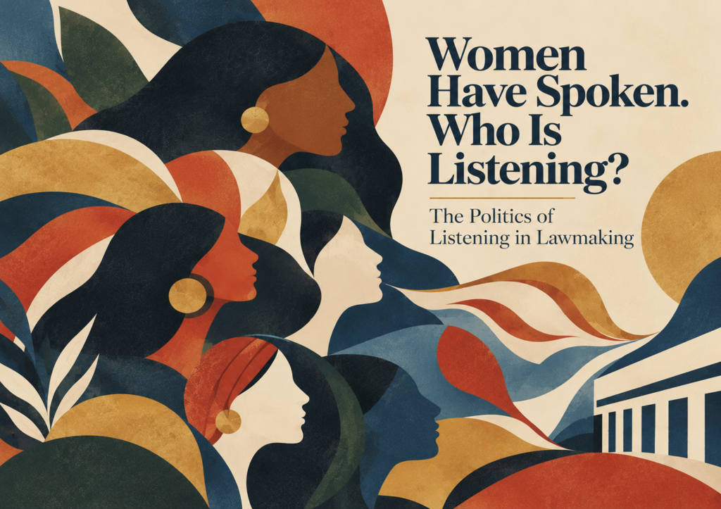 Women Have Spoken. Who Is Listening?